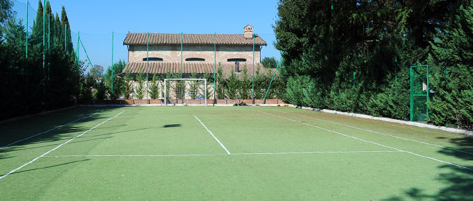 Campo da tennis calcetto, Villa Colonnetta
